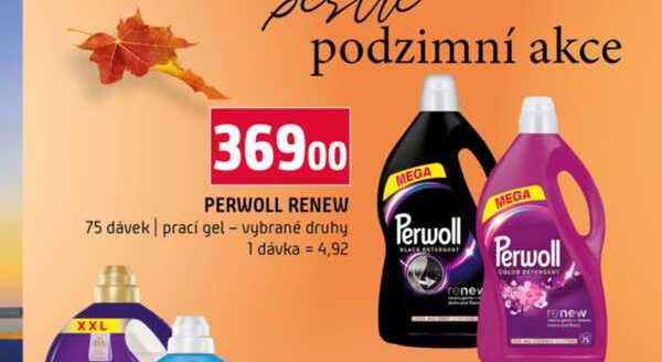 Perwoll renew 75 dávek prací gel vybrané druhy 