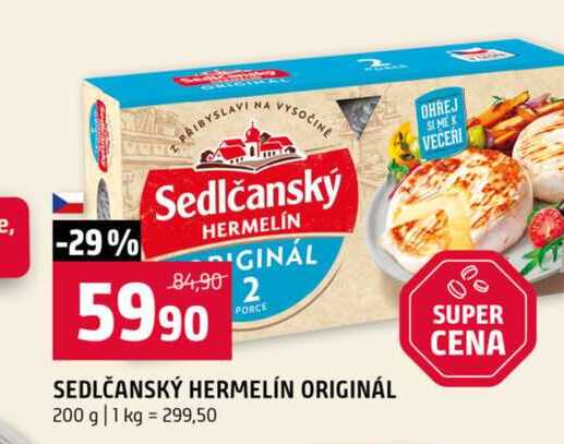 SEDLČANSKÝ HERMELÍN ORIGINÁL 200 g