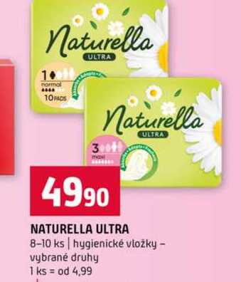 NATURELLA ULTRA 8-10 ks hygienické vložky vybrané druhy