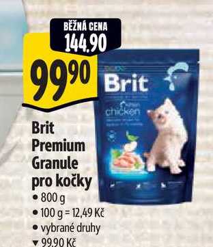 Brit Premium Granule pro kočky, 800 g