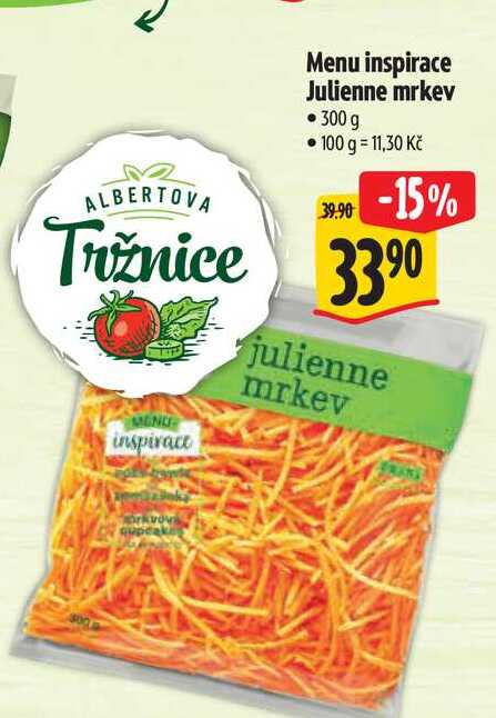 Menu inspirace Julienne mrkev, 300 g 