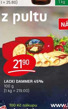 LACKI DAMMER 45% 100 g 