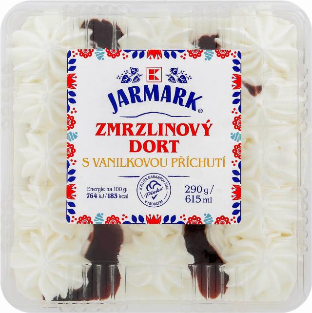 K-JARMARK zmrzlinový dort s vanilkovou příchutí