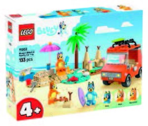 LEGO® Bluey 11202
Bluey a rodinný výlet
autem na pláž