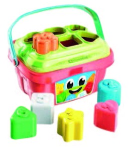 Baby
Clementoni
Prostrkovací
kyblík