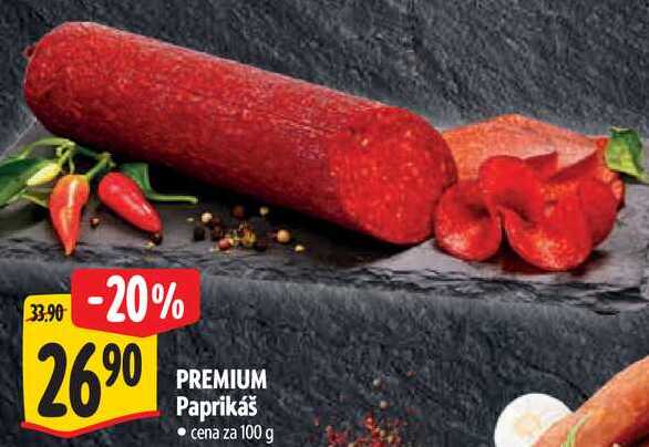 PREMIUM Paprikáš, cena za 100 g