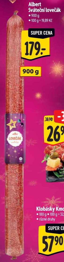 Albert Sváteční lovečák, 900 g