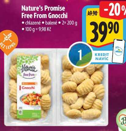 Nature's Promise Free From Gnocchi, 2x 200 g