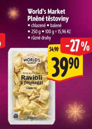 World's Market Plněné těstoviny, 250 g