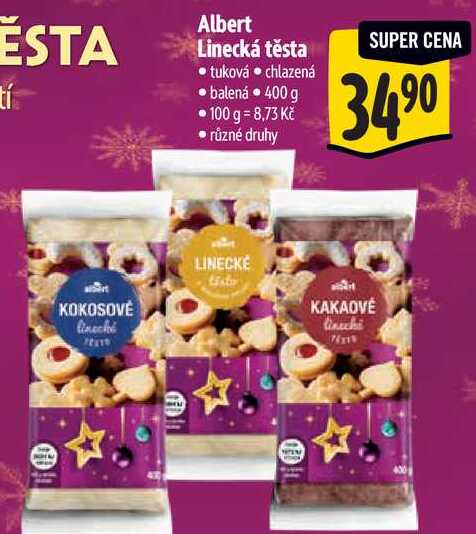 Albert Linecká těsta, 400 g