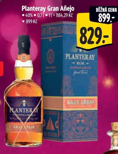 Planteray Gran Añejo, 0,7 l