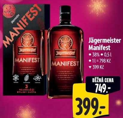 Jägermeister Manifest, 0,7 l