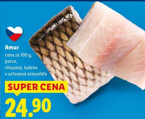 Amur, cena za 100 g