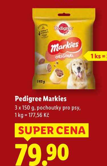Pedigree Markies, 3x 150 g
