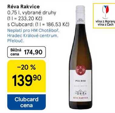 Réva Rakvice, 0.75 l