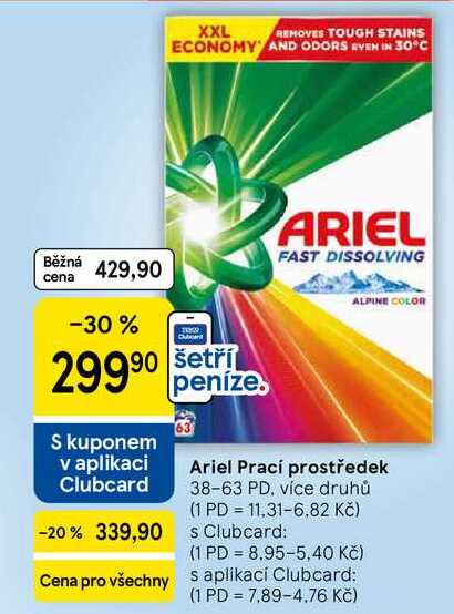 Ariel Prací prostředek, 38-63 PD