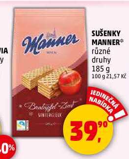 SUŠENKY MANNER, 185 g