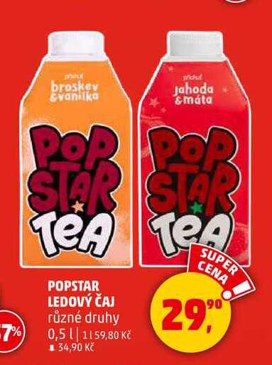 POPSTAR LEDOVÝ ČAJ, 0,5 l