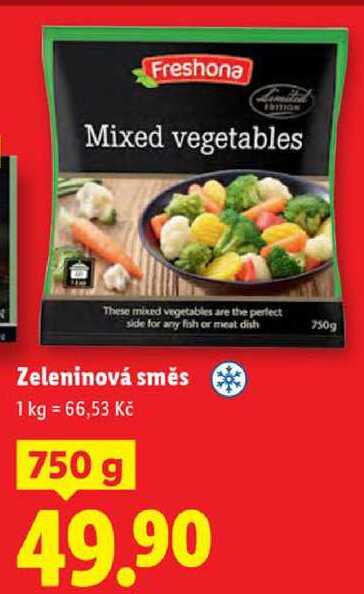 Zeleninová směs, 750 g