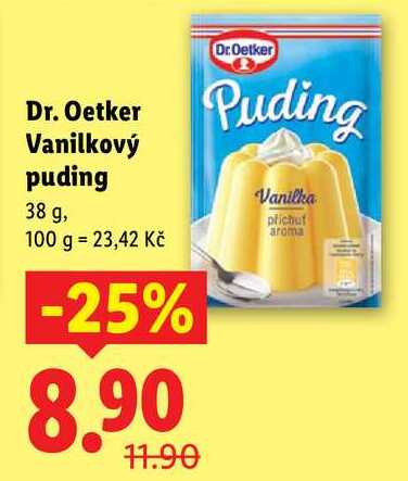 Dr. Oetker Vanilkový puding, 38 g