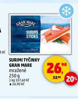 SURIMI TYČINKY GRAN MARE, 250 g