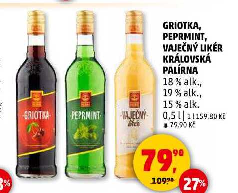 GRIOTKA KRÁLOVSKÁ PALÍRNA, 0,5 l