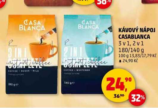 KÁVOVÝ NÁPOJ CASABLANCA, 180 g