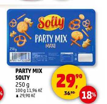 PARTY MIX SOLTY, 250 g