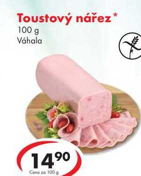 Toustový nářez, 100 g  