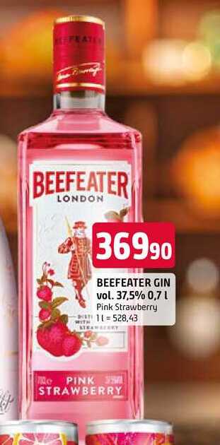 BEEFEATER GIN vol. 37,5% 0,7l Pink Strawberry