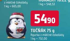 TUČŇÁK 75 g figurka z mléčné čokolády
