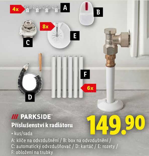 PARKSIDE Příslušenství k radiátoru 