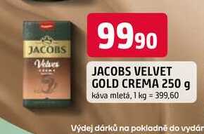 JACOBS VELVET GOLD CREMA 250 g