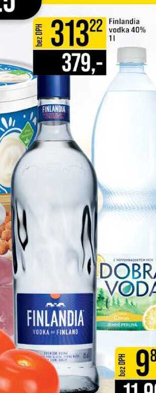 Finlandia vodka 40% 1l