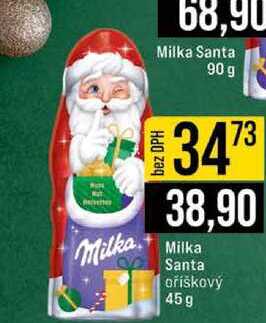 Milka Santa oříškový 45 g 