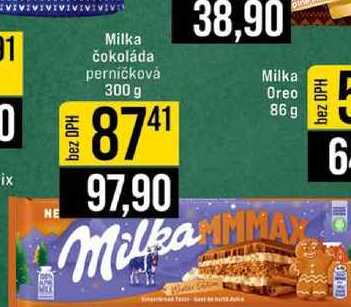Milka čokoláda perničková 300 g 