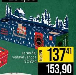 Leros čaj voňavé vánoce 3x20g