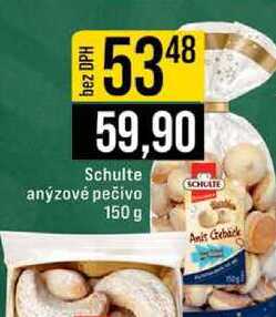 Schulte anýzové pečivo 150 g 