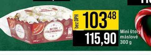 Mini štoly máslové 300 g 