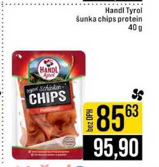 Handl Tyrol šunka chips protein 40 g