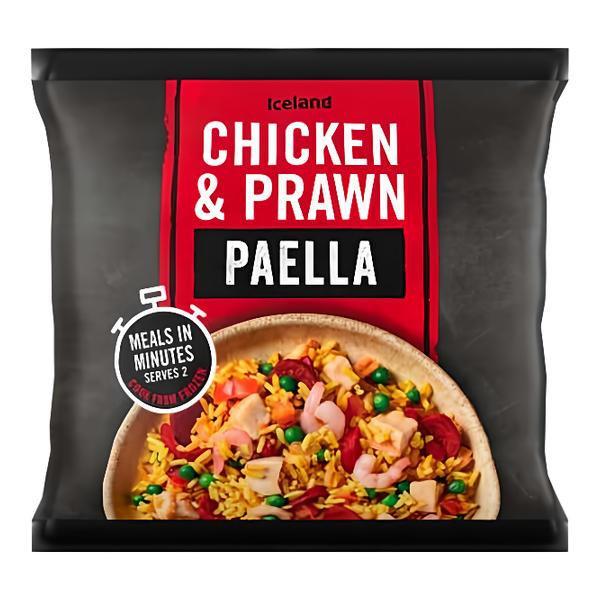 Iceland Paella s kuřecím masem a krevetami