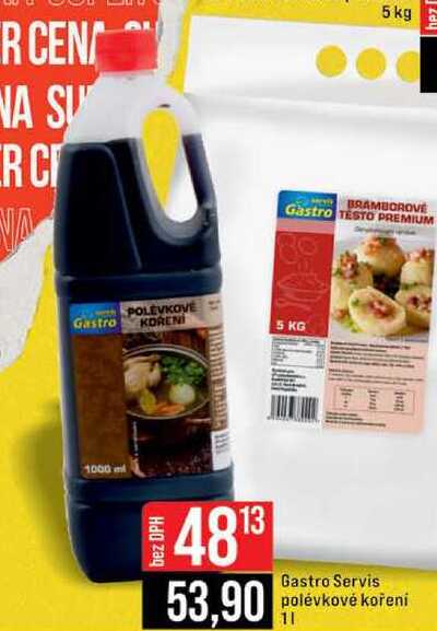 Gastro Servis polévkové kořeni 1k