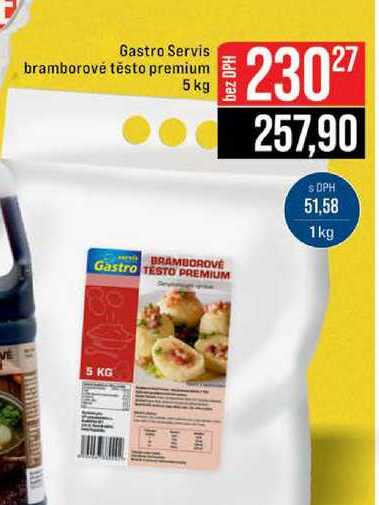 Gastro Servis bramborové těsto premium 5 kg