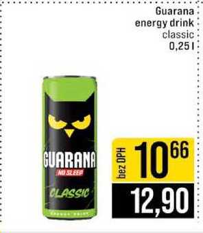 Guarana energy drink classic 0,25l