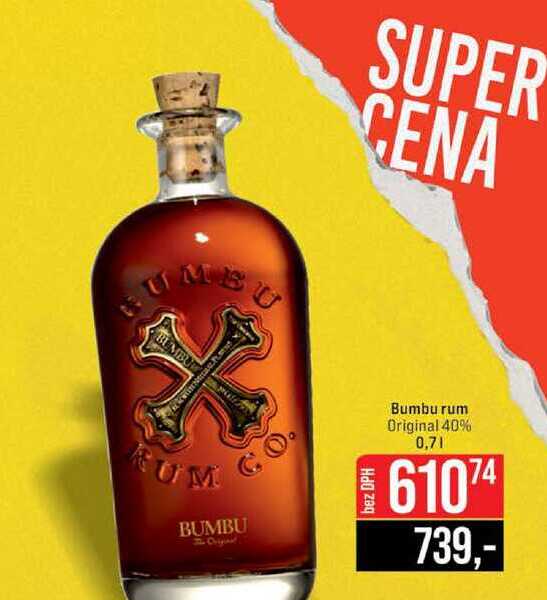 Bumbu rum Original 40% 0,7l
