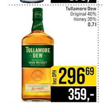 Tullamore Dew Original 40% Honey 35% 0,7l