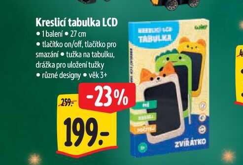 Kreslicí tabulka LCD 