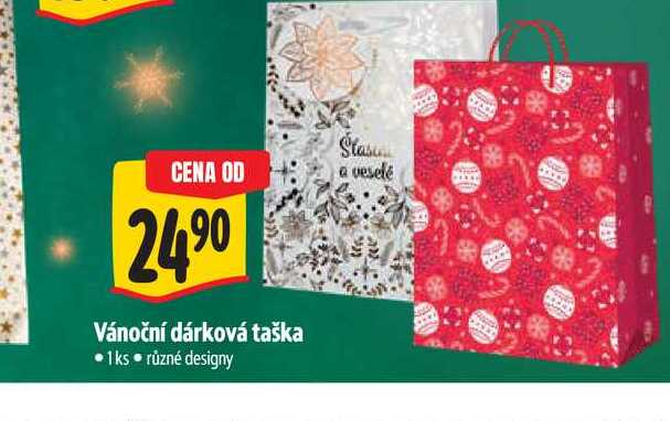  Vánoční dárková taška 1ks 