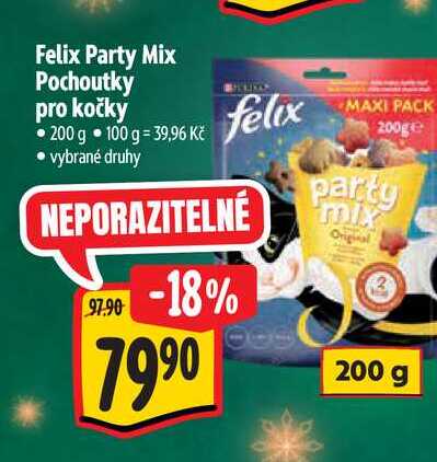Felix Party Mix Pochoutky pro kočky 200 g  