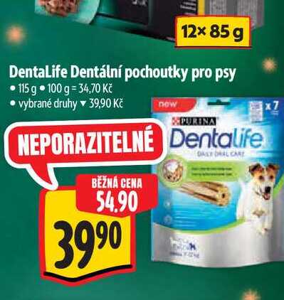 DentaLife Dentální pochoutky pro psy 115 g